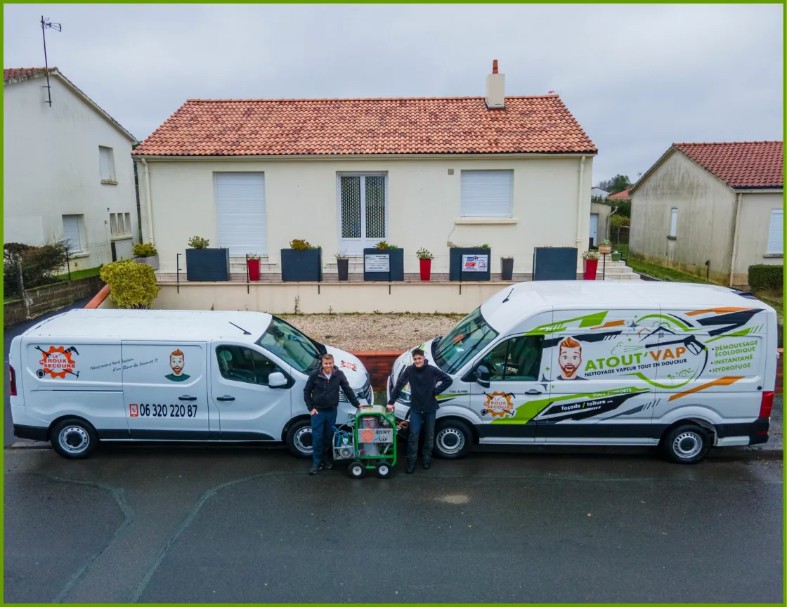 demoussage toitures roche sur yon